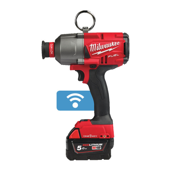 Гайковерт акумуляторний безщітковий 7/16'' Hex MILWAUKEE, M18 ONEFHIWH716-502X, 1017Нм (зарядний пристрій M12-18 FC, 2 акумулято Гайковерт акумуляторний безщітковий 7/16'' Hex MILWAUKEE, M18 ONEFHIWH716-502X, 1017Нм (зарядний пристрій M12-18 FC, 2 акумулято