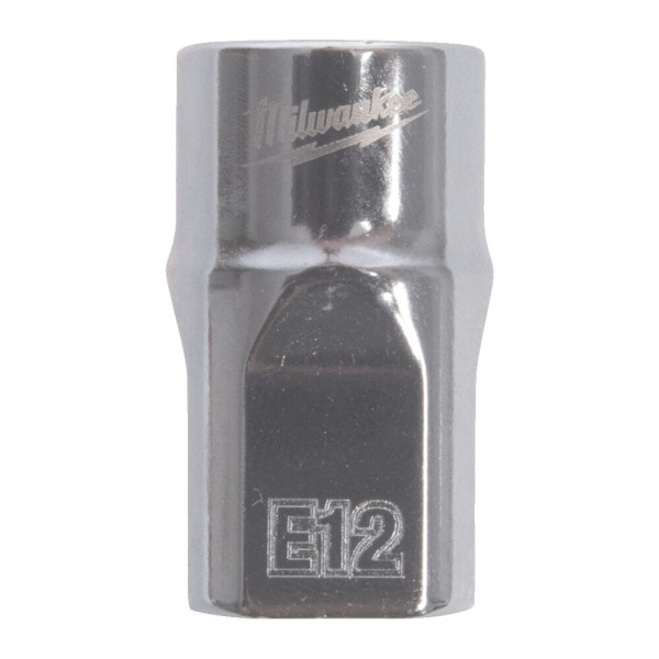 Головка торцевая хромированная TORX Е-стандарт 3/8'' MILWAUKEE, E12 Головка торцевая хромированная TORX Е-стандарт 3/8'' MILWAUKEE, E12