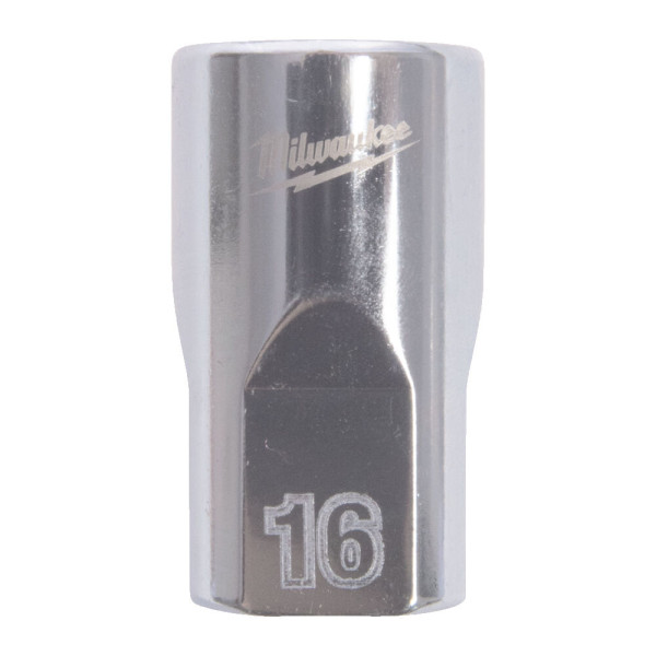 Головка торцева хромована 1/2'' MILWAUKEE, (зірочка 12 гранн.), 16мм