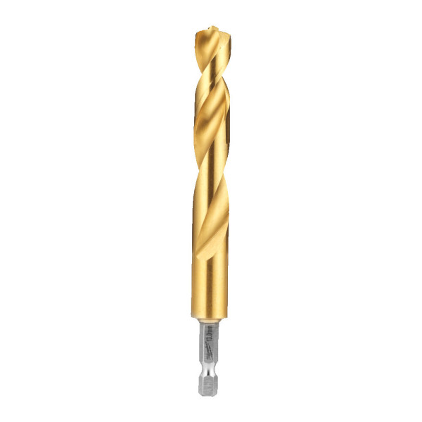 Свердло по металу RedHEX SHOCKWAVE HSS-TiN MILWAUKEE, діаметр 13,0х130х83мм, (5шт), пластикова коробка