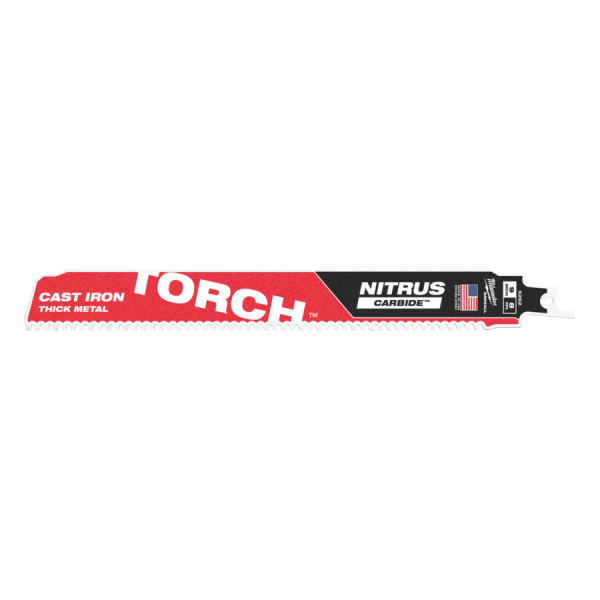 Полотно для шабельних пил TORCH CARBIDE NITRUS MILWAUKEE, 230х3,1мм, (метал) Полотно для шабельних пил TORCH CARBIDE NITRUS MILWAUKEE, 230х3,1мм, (метал)