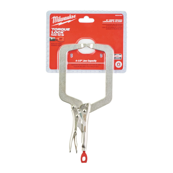 Затискач-струбцина тип С Torque Lock MILWAUKEE, (нерухомі губки), 230мм