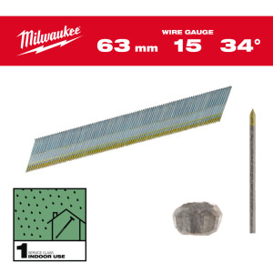 Цвяхи оцинковані з D-образною головкою MILWAUKEE, ...