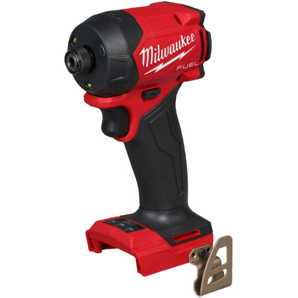 Шуруповерт ударний гідравлічний акумуляторний безщітковий MILWAUKEE, M18 FIDRQ-0X,113Нм (каркас, кліпса для ременя, HD кейс)