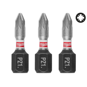 Біта SHOCKWAVE MILWAUKEE, PZ1, 25мм, (3шт)