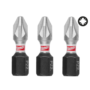 Біта SHOCKWAVE MILWAUKEE, PZ2, 25мм, (3шт)