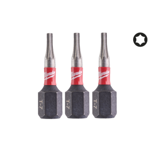 Біта SHOCKWAVE MILWAUKEE, TX7, 25мм, (3шт)
