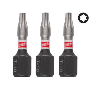 Біта SHOCKWAVE MILWAUKEE, TX10, 25мм, (3шт)