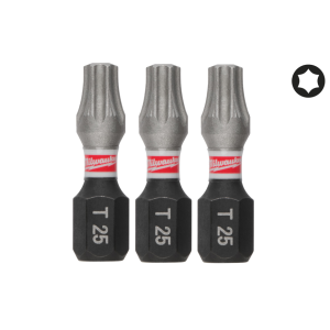Біта SHOCKWAVE MILWAUKEE, TX25, 25мм, (3шт)