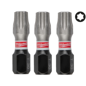 Біта SHOCKWAVE MILWAUKEE, TX30, 25мм, (3шт)