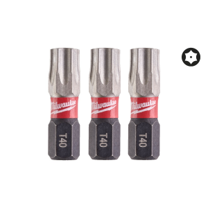 Біта SHOCKWAVE MILWAUKEE, TX BO40, 25мм, (3шт)