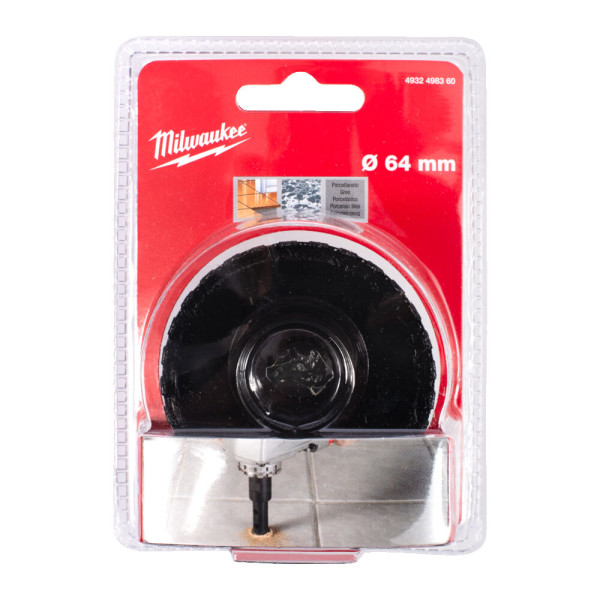 Коронка алмазна Diamond Max MILWAUKEE M14, діаметр 64мм (сухе свердління)