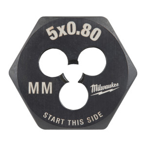 Плашка шестигранна MILWAUKEE, М5-0,8мм