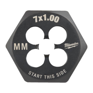 Плашка шестигранна MILWAUKEE, М7-1,00мм