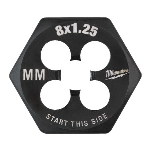 Плашка шестигранна MILWAUKEE, М8-1,25мм
