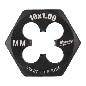 Плашка шестигранна MILWAUKEE, М10-1,00мм