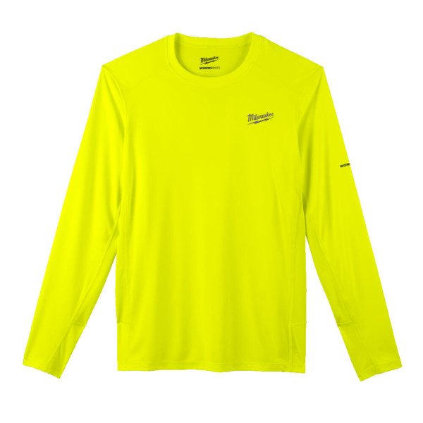 Футболка MILWAUKEE, WWLSYL-XXL дихаюча з довгим рукавом, жовта Hi-Vis, (розмір XXL) Футболка MILWAUKEE, WWLSYL-XXL дихаюча з довгим рукавом, жовта Hi-Vis, (розмір XXL)
