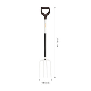 Вила садові білі FISKARS White