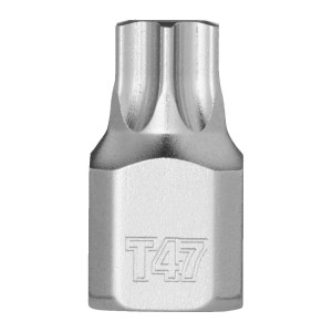 Головка торцева хромована 1/4'' MILWAUKEE укорочен...