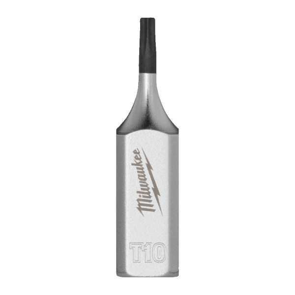 Головка торцева хромована 1/4'' MILWAUKEE з бітою TX BO, T10 Головка торцева хромована 1/4'' MILWAUKEE з бітою TX BO, T10