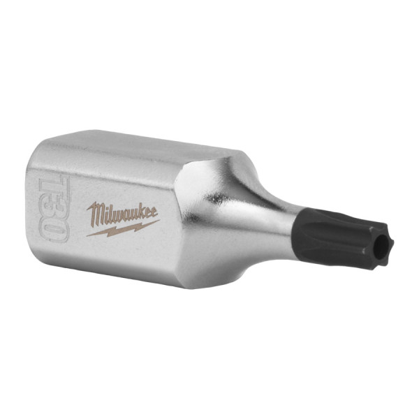 Головка торцева хромована 1/4'' MILWAUKEE з бітою TX BO, T30