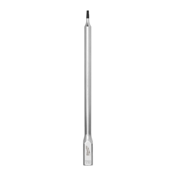 Головка торцева хромована 1/4'' MILWAUKEE подовжена з бітою Torx, T10 Головка торцева хромована 1/4'' MILWAUKEE подовжена з бітою Torx, T10