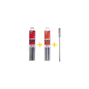 Набір бурів SDS-PLUS MX4 MILWAUKEE + подовжувач