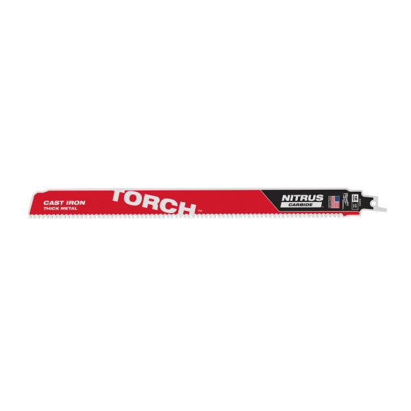 Полотно для шабельних пил TORCH CARBIDE NITRUS MILWAUKEE, 300х2,5мм, (метал) Полотно для шабельних пил TORCH CARBIDE NITRUS MILWAUKEE, 300х2,5мм, (метал)