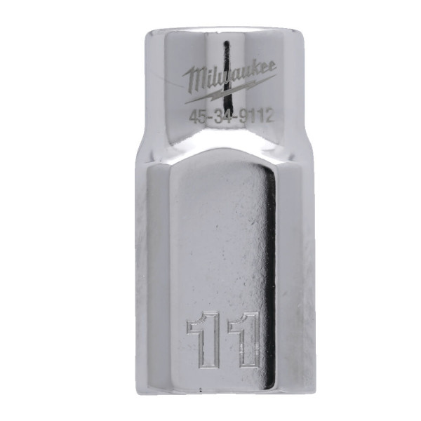 Головка торцева хромована 1/2'' 6гр. MILWAUKEE, 11мм Головка торцева хромована 1/2'' 6гр. MILWAUKEE, 11мм