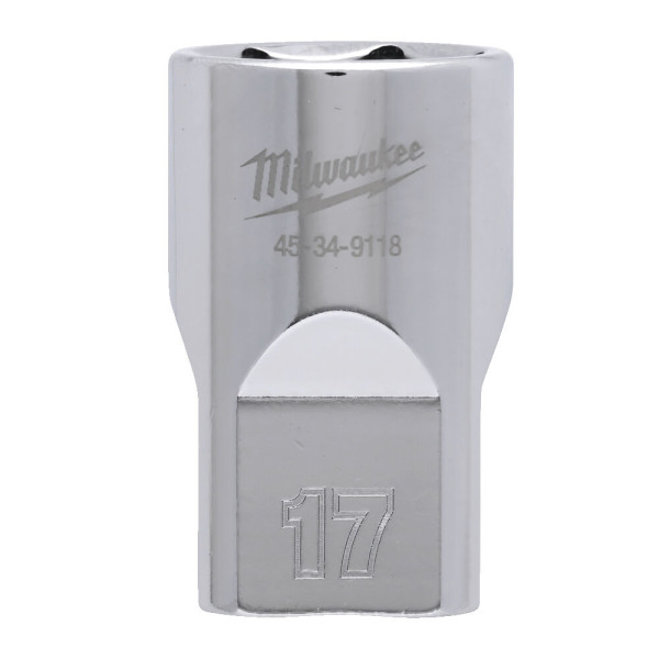 Головка торцева хромована 1/2'' 6гр. MILWAUKEE, 17мм Головка торцева хромована 1/2'' 6гр. MILWAUKEE, 17мм
