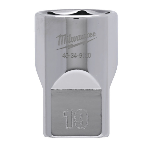 Головка торцева хромована 1/2'' 6гр. MILWAUKEE, 19мм Головка торцева хромована 1/2'' 6гр. MILWAUKEE, 19мм