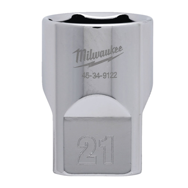 Головка торцева хромована 1/2'' 6гр. MILWAUKEE, 21мм Головка торцева хромована 1/2'' 6гр. MILWAUKEE, 21мм