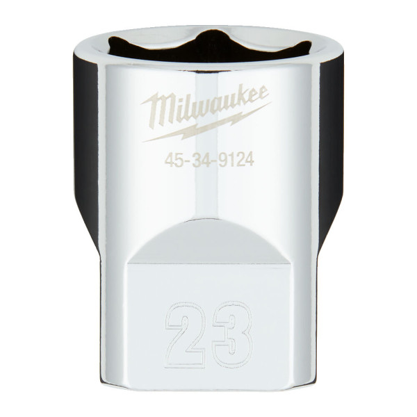 Головка торцева хромована 1/2'' 6гр. MILWAUKEE, 23мм Головка торцева хромована 1/2'' 6гр. MILWAUKEE, 23мм
