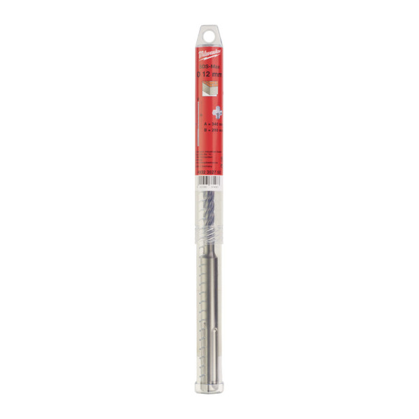 Бур SDS-MAX MX4 MILWAUKEE, діаметр 12,0х340х200мм