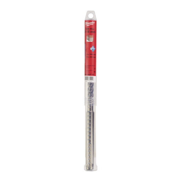 Бур SDS-MAX MX4 MILWAUKEE, діаметр 15,0х340х200мм