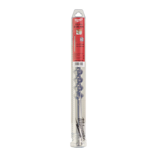 Бур SDS-MAX MX4 MILWAUKEE, діаметр 30,0х370х250мм