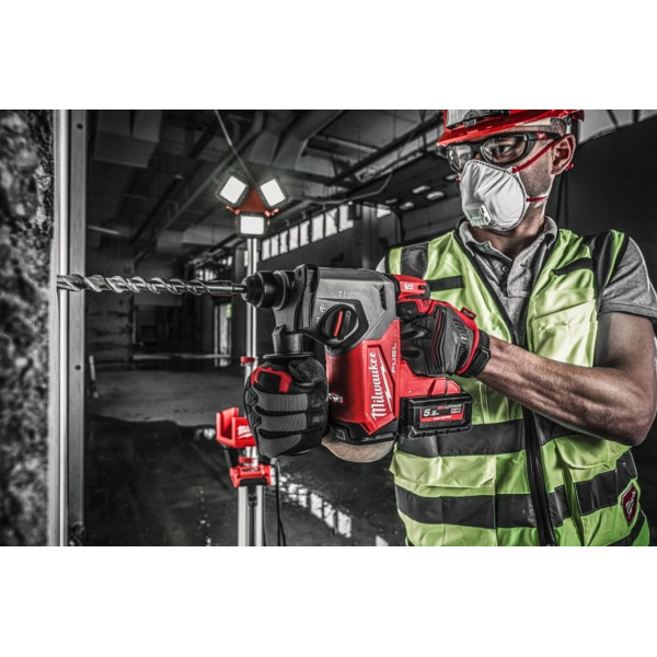 Перфоратор акумуляторний безщітковий SDS-PLUS MILWAUKEE, M18 FH-0, 2,5Дж (каркас, картонне пакування)