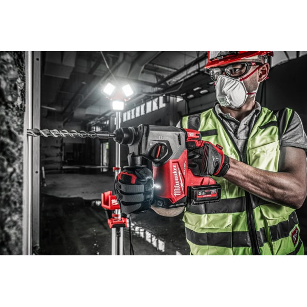 Перфоратор акумуляторний безщітковий SDS-PLUS MILWAUKEE, M18 FH-0, 2,5Дж (каркас, картонне пакування)