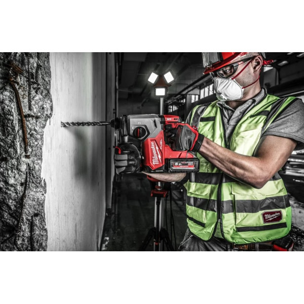 Перфоратор акумуляторний безщітковий SDS-PLUS MILWAUKEE, M18 FH-0X, 2,5Дж (каркас, HDкейс) Перфоратор акумуляторний безщітковий SDS-PLUS MILWAUKEE, M18 FH-0X, 2,5Дж (каркас, HDкейс)