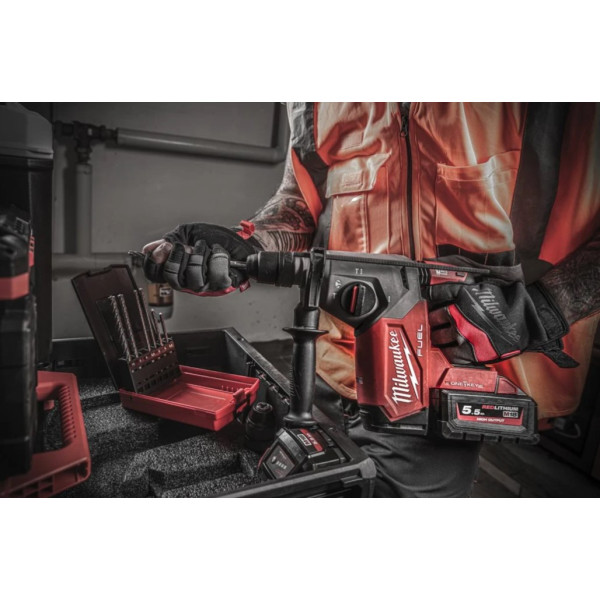 Перфоратор акумуляторний безщітковий SDS-PLUS MILWAUKEE, M18 ONEFHX-0, 2,5Дж (HD кейс)