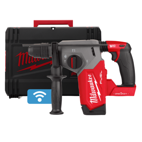 Перфоратор акумуляторний безщітковий SDS-PLUS MILWAUKEE, M18 ONEFHX-0X, 2,5Дж (каркас, патрон FIXTEC 13мм, HDкейс) Перфоратор акумуляторний безщітковий SDS-PLUS MILWAUKEE, M18 ONEFHX-0X, 2,5Дж (каркас, патрон FIXTEC 13мм, HDкейс)