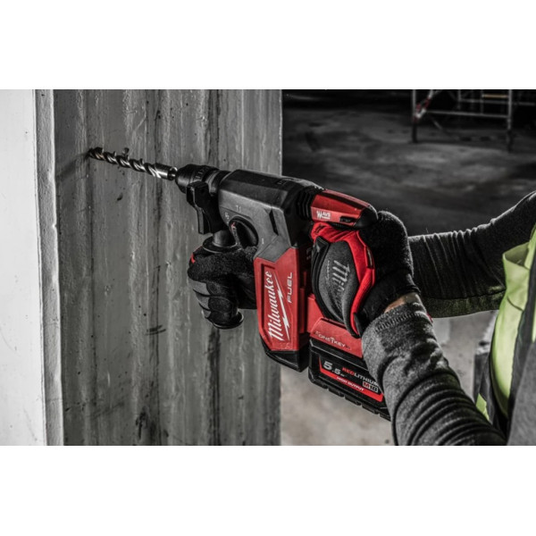 Перфоратор акумуляторний безщітковий SDS-PLUS MILWAUKEE, M18 ONEFHX-0X, 2,5Дж (каркас, патрон FIXTEC 13мм, HDкейс) Перфоратор акумуляторний безщітковий SDS-PLUS MILWAUKEE, M18 ONEFHX-0X, 2,5Дж (каркас, патрон FIXTEC 13мм, HDкейс)