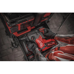 Перфоратор акумуляторний безщітковий SDS-PLUS MILWAUKEE, M18 ONEFHX-0X, 2,5Дж (каркас, патрон FIXTEC 13мм, HDкейс)