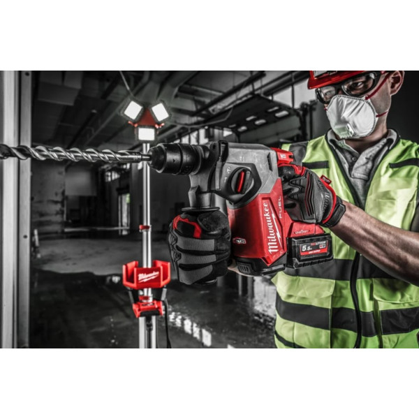 Перфоратор акумуляторний безщітковий SDS-PLUS MILWAUKEE, M18 ONEFHX-0X, 2,5Дж (каркас, патрон FIXTEC 13мм, HDкейс) Перфоратор акумуляторний безщітковий SDS-PLUS MILWAUKEE, M18 ONEFHX-0X, 2,5Дж (каркас, патрон FIXTEC 13мм, HDкейс)