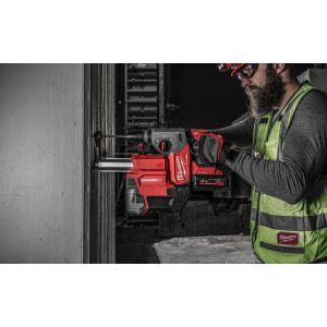 Перфоратор акумуляторний безщітковий SDS-PLUS MILWAUKEE M18 ONEFHXDEL-552C с системою пиловидалення (зарядний пристрій M12-18 FC