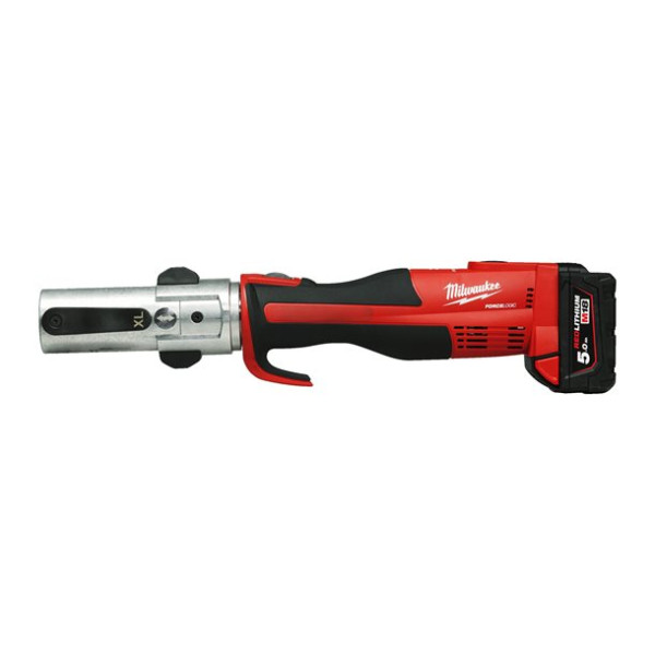 Обтискач гідравлічний акумуляторний для труб MILWAUKEE, M18 BLHPTXL-502C XL (зарядний пристрій M12-18 FC, 2 акумулятори М18 В5 5 Обтискач гідравлічний акумуляторний для труб MILWAUKEE, M18 BLHPTXL-502C XL (зарядний пристрій M12-18 FC, 2 акумулятори М18 В5 5