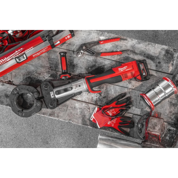 Обтискач гідравлічний акумуляторний для труб MILWAUKEE, M18 BLHPTXL-502C XL (зарядний пристрій M12-18 FC, 2 акумулятори М18 В5 5 Обтискач гідравлічний акумуляторний для труб MILWAUKEE, M18 BLHPTXL-502C XL (зарядний пристрій M12-18 FC, 2 акумулятори М18 В5 5