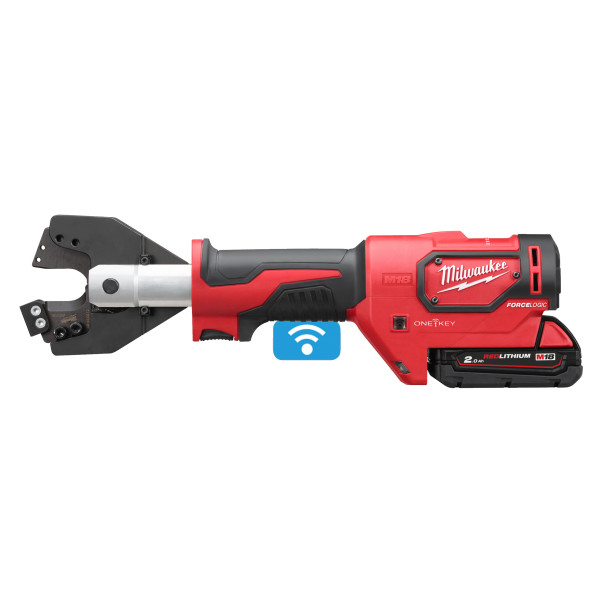 Кабелеріз гідравлічний акумуляторний MILWAUKEE, M18 ONEHCC-201C ACSR (зарядний пристрій М12-18 С, 1 акумулятор М18 В2 2Аг, кліщі