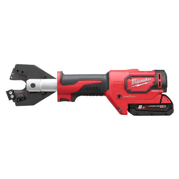 Кабелеріз гідравлічний акумуляторний MILWAUKEE, M18 ONEHCC-201C ACSR (зарядний пристрій М12-18 С, 1 акумулятор М18 В2 2Аг, кліщі