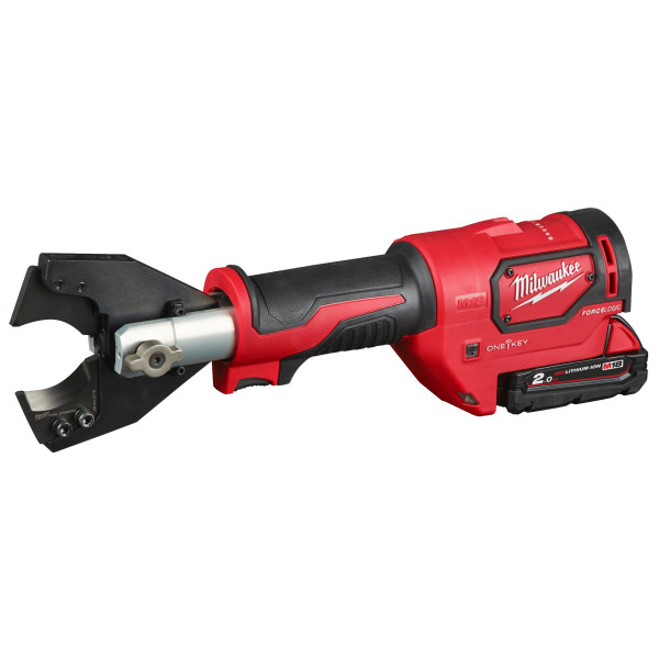 Кабелеріз гідравлічний акумуляторний MILWAUKEE, M18 ONEHCC-201C FSW (зарядний пристрій М12-18 С, 1 акумулятор М18 В2 2Аг, кліщі